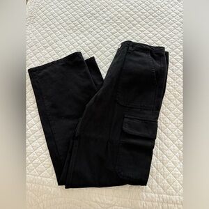Black Zara Cargo Pants NWT